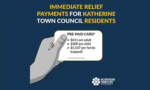 Immediate Relief Payments in Katherine
