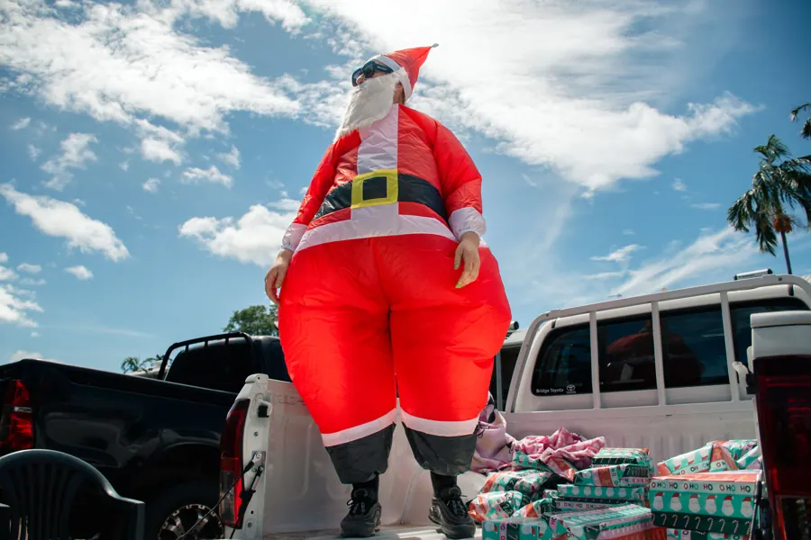 Santa on a Mission at Litchfield Court